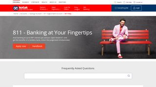 
                            2. 811 FAQ - Kotak Mahindra Bank