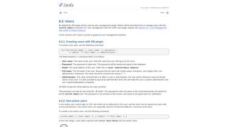 
                            3. 8.2. Users - Documentation - Zarafa