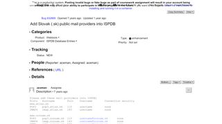 
                            13. 832669 - Add Slovak (.sk) public mail providers into ISPDB