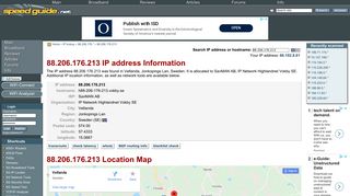 
                            12. 88.206.176.213 IP Address Location | SG IP network tools - SpeedGuide