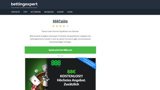 
                            8. 888 Casino - Bettingexpert