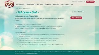 
                            3. 888 Casino Club - Ein Konto, mehrere Casinos - 777