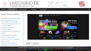 
                            9. 888 Casino Test 2019 ? 88€ Bonus kostenlos erhalten | LiveCasino.de