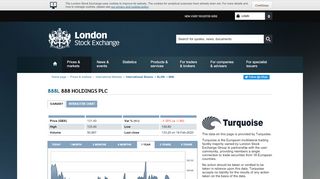 
                            9. 888 holdings plc - London Stock Exchange