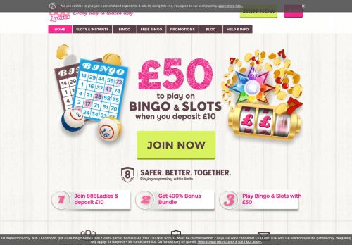 
                            12. 888 Ladies Mobile Bingo App Enjoy Your Bingo on the go!