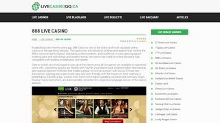 
                            11. 888 Live Casino | Live Dealer Casinos