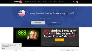
                            9. 888 Live Casino Welcome Bonus for the UK - Gambling.com