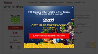 
                            11. 888 NJ Online Casino - $25 Free at 888casino.com in New Jersey