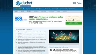 
                            8. 888 Poker™ - 888.com Poker Online - $888 GRÁTIS! - CardsChat