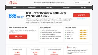 
                            10. 888 Poker Review 2019 - 888 Poker Promo Code + Live Traffic