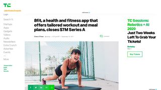 
                            5. 8fit, a health and fitness app that offers tailored workout and meal ...