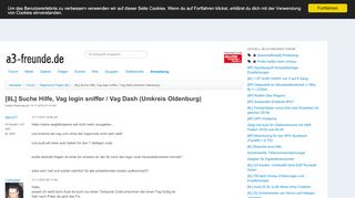 
                            10. [8L] Suche Hilfe, Vag login sniffer / Vag Dash (Umkreis Oldenburg ...