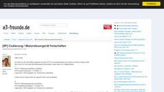 
                            4. [8P] Codierung / Motorsteuergerät freischalten - Audi A3 Forum für ...