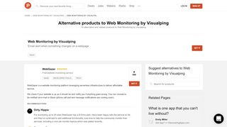 
                            9. 9 Alternatives to Web Monitoring by Visualping | Product Hunt