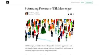 
                            13. 9 Amazing Features of Kik Messenger – Chloe Dach – Medium