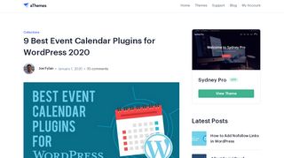 
                            6. 9 Best Event Calendar Plugins for WordPress 2019 - aThemes