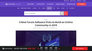 
                            6. 9 Best Forum Software Picks to Build an Online Community in 2019