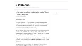 
                            12. 9 Dagupan schools to get free wi-fi under 