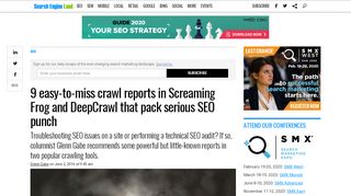 
                            9. 9 easy-to-miss crawl reports in Screaming Frog and DeepCrawl that ...