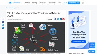 
                            7. 9 FREE Web Scrapers That You Cannot Miss | Octoparse