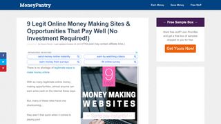 
                            7. 9 Legit Online Money Making Sites & Opportunities That ...