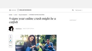 
                            9. 9 signs your online crush might be a catfish - HelloGiggles