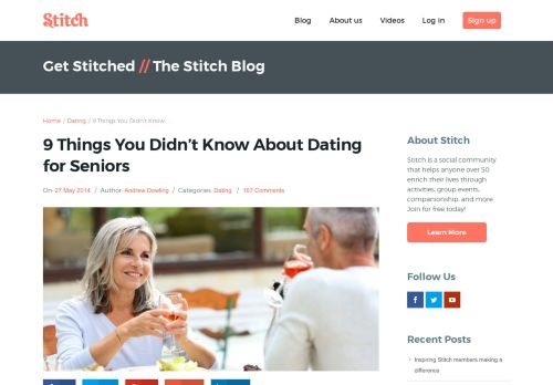 
                            13. 9 Things You Didn't Know About Dating for Seniors - Stitch.net