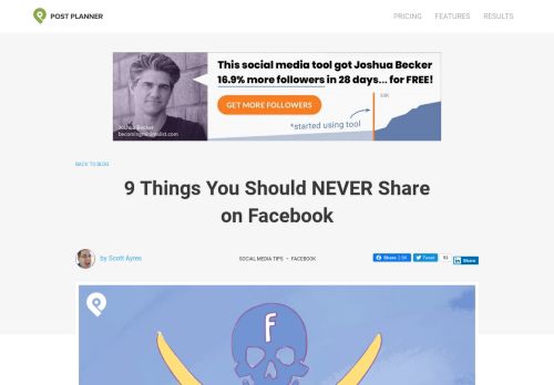 
                            12. 9 Things You Should NEVER Share on Facebook - Post Planner