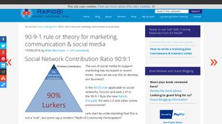 
                            6. 90-9-1 marketing, communication & social media networks - RapidBI