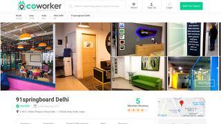 
                            6. 91springboard Delhi, New Delhi - Read Reviews & Book Online