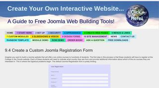 
                            6. 9.4 Create a Custom Joomla Registration Form
