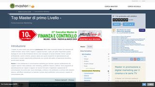 
                            13. 94 Master di primo Livello - [Comunicazione Marketing]. Top 2019 ...