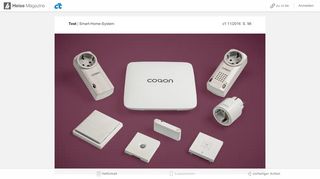
                            9. 98 Smart-Home-System Coqon im Test - Heise