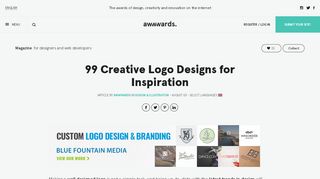 
                            5. 99 Creative Logo Designs for Inspiration - Awwwards