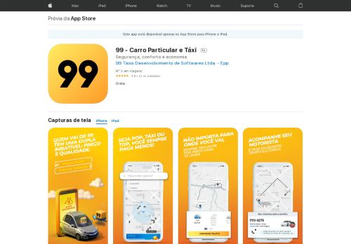
                            10. 99 Motorista Particular e táxi na App Store - iTunes - Apple