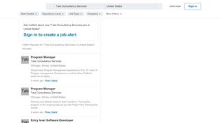 
                            7. 99 Tata Consultancy Services jobs in United States - LinkedIn