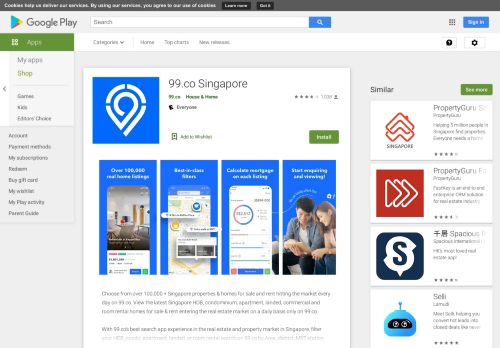 
                            5. 99.co: Buy or Rent a new home in Singapore - Apps on Google Play