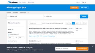 
                            2. 99design login Jobs, Employment | Freelancer