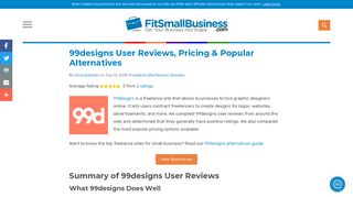
                            9. 99designs User Reviews, Pricing & Popular Alternatives