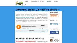 
                            1. 99ForYou cierra. ¿Y nuestro dinero? | TuDinerito.com