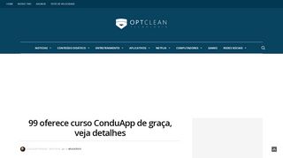 
                            2. 99POP oferece curso ConduApp de graça, veja detalhes - Optclean