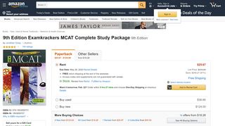 
                            4. 9th Edition Examkrackers MCAT Complete Study Package ...