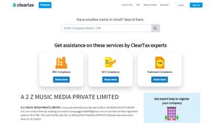 
                            11. A 2 Z MUSIC MEDIA PRIVATE LIMITED - ClearTax