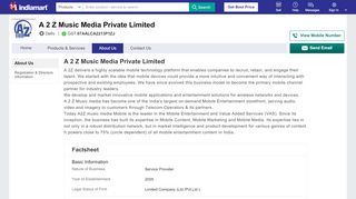 
                            8. A 2 Z Music Media Private Limited - Service Provider from Shahdara ...