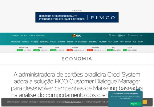 
                            10. A administradora de cartões brasileira Cred-System adota a solução ...