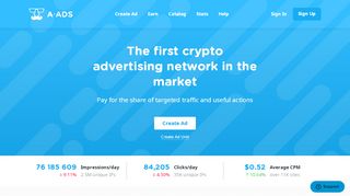 
                            3. A-ADS: Bitcoin Advertising Network
