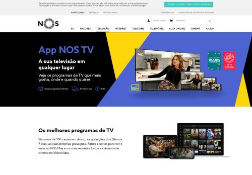 
                            7. A app NOS TV é a extensão da sua televisão, que o acompanha para ...