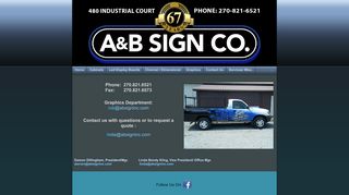 
                            2. A & B Sign, Inc. Contact Us