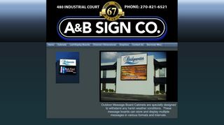 
                            6. A & B Sign, Inc. Electronic Message Boards