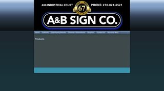 
                            4. A & B Sign, Inc. Products